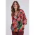 Didi gebloemde top rood