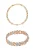 faina Armband  goud / rose-goud / zilver