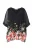 MIAMODA Blouse  rosa / zwart / wit