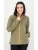 deproc Fleece jas ‘WAWA BAY’  olijfgroen