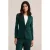 jersey getailleerde blazer – groen