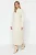 Trendyol Modest Dames Beige Effen Maxi Lang Casual Recht Modest Jurken
