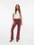 VERO MODA Broek ‘VMSiga’  roestbruin