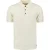 No Excess Pullover Short Sleeve Polo Solid Relief Knit Offwhite