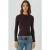 Ultra Zachte Aanraak Slim Fit Crew Neck Lange Mouw Basis Top