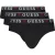 Guess Herenslip met logo (Set van 3) (Gitzwart/wit/vorstgrijs)