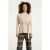 Smashed Lemon 24789 geribde mouwloze cardigan met lurex |