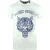 Plein Sport Large Stencil Tiger Logo White T-Shirt