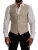 Dolce & Gabbana Heren Beige Katoen Zijde Slim Fit Gilet