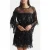 Reiss Josephine-fringe Dress Black