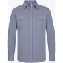 Profuomo overshirt western ppwf10005d m blue