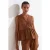Mouwloze Crepe V-hals Knopblouse