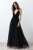 TRENDYOLMİLLA Dames Zwart Effen Maxi Mouwloos Diploma-uitreiking / Gala A-lijn Avond & Gala Jurk