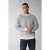 Shoeby katoenen relaxed fit gebreide trui – lichtgrijs