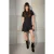 TRENDYOLMİLLA Dames Zwart Effen Kort / Mini Kort Skater Jurken
