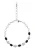 faina Armband  zwart / zilver / transparant