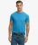 Klassiek Katoenen Linnen T-shirt met Zak Blue