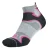 1000 Mile – Dames Fusion Enkel Repreve Anti-blaren Gevoerde Sokken – Zilver / Roze