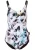 BECO the world of aquasports Badpak ‘Heavenly Palms’  zwart / wit