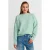 Dames Effen Rondhals Ribbelsweater