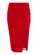 Faina Fluwelen rok met glitters Dames rood
