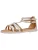 GEOX Sandalen  goud / wit