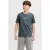 JACK & JONES JUNIOR rechtvallend T-shirt met logo – grijs