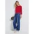 Street One Dames Shirt met boothals in Rood
