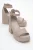 MARGOT Leer Platform Sandaal (Women)