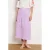 LOLALIZA broderie midi rok – lila