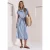 Midi-jurk met knoopsluiting
