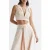 Reiss Rebecca-pleat Shoulder Cr Nude