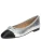STEVE MADDEN Ballerina  zwart / zilver