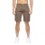 Crosshatch Heren Frentons Cargo Korte Broek (Kaki Bruin)