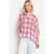 LOLALIZA geruit blouse roze