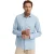 Lichtblauw hemd met slim fit en Rigby Go-logo