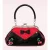 Billie Jean handtas in zwart en rood