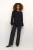 Blouse met lange mouwen Regular fit Black
