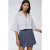 Crop Shirt met een Zakdetail