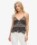Superdry Vrouwen Geweven Camitopje met Print Zwart