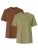 C&City Shirt  bruin / kaki