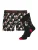 JACK & JONES Boxershorts ‘JACSNOW SKULLS’  groen / donkerrood / zwart / wit