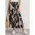 Street One Dames Maxirok met volants en print in Bruin
