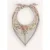 BECKSÖNDERGAARD Sjaals Efloria Triangle Taby Scar Creme