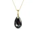 Raindrop hangers – goud en zwart
