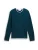 TOM TAILOR DENIM Trui  petrol / wit