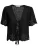 Influencer Blouse  zwart
