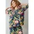 DIDI Blouse Pearl In Dark Blue In Mango Tango Print