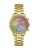 GUESS Analoog horloge ‘Sol’  lichtblauw / geel / goud / pink