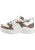 BUFFALO Sneakers laag ‘Rse V2’  lichtbruin / donkerbruin / wit